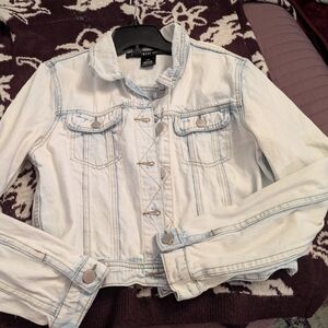 Streetwear Society Light Wash Blue Denim Jean Jacket